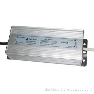 Outdoor 100W IP67 led strip lights power supply Low Ripple